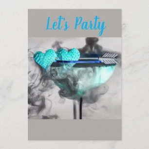 "LET'S PARTY" ***BACHELORETTE*** - BRIDAL PARTY INVITATION