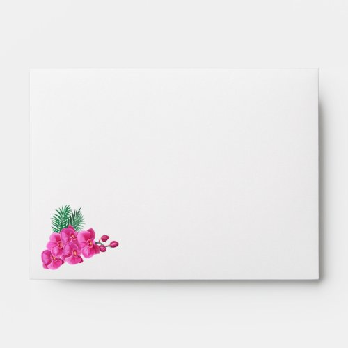 Lets Party Black Gold Neon Tropical 40th Birthday Envelope