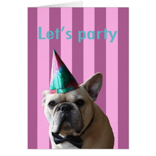 let's party! cards (Front)