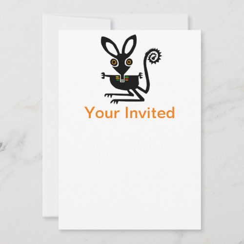Lets party Cute Aussie _BILBY_  Conservation Invitation
