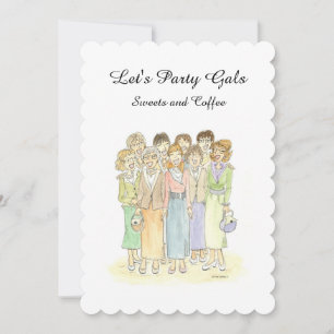 Let's Party Gals Invitation