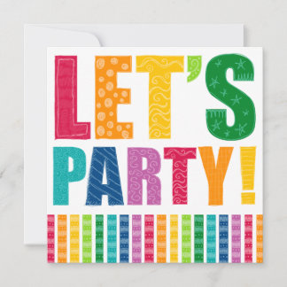 Let's Party! Invitation