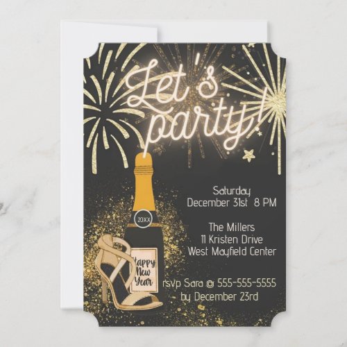 Lets Party Invitation