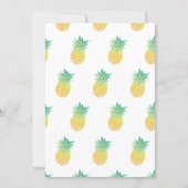 Let's Party Like a Pineapple Invitation (Back)