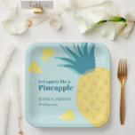 Let's Party Like A Pineapple Paper Plates<br><div class="desc">Let's Party Like A Pineapple Paper Plate- Get ready to turn up the heat on your party with this vibrant and fresh paper plate design featuring a modern abstract pineapple design. With its tropical vibe and playful catchphrase "Party like a Pineapple", this design is perfect for any occasion, whether you're...</div>