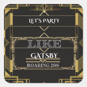 Let's Party Like Gatsby Sticker