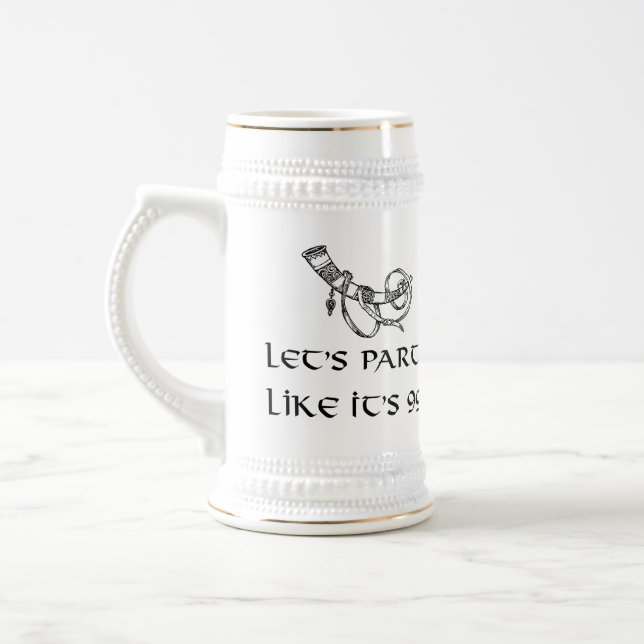 Let's Party Like it's 999 Beer Stein (Left)