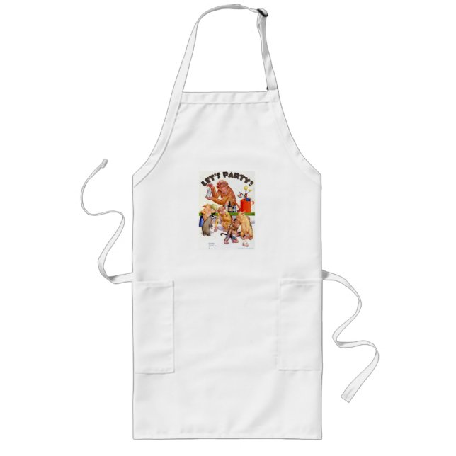 Let's Party Monkey Shines Apron (Front)