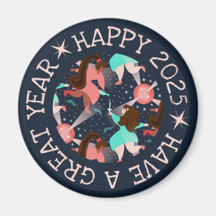 Let's Party! New Year Magnet