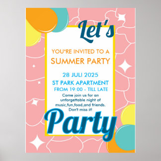 let's party poster