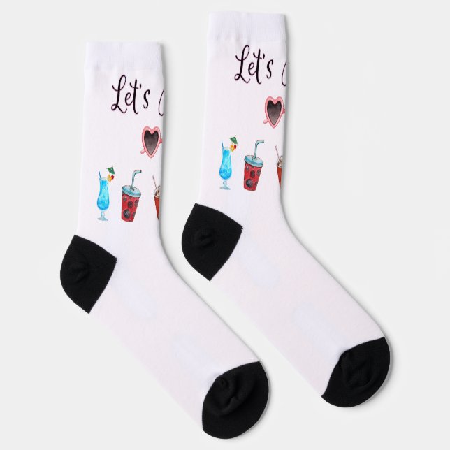 Let's Party Summer Soiree Socks (Right)