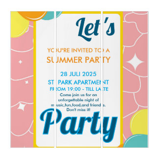 let's party triptych