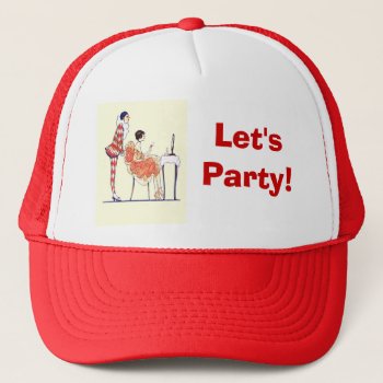Let's Party Trucker Hat by PigeonPost at Zazzle