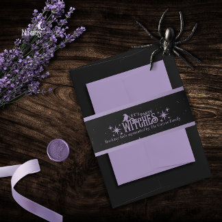 Let's Party Witches Halloween Belly Band