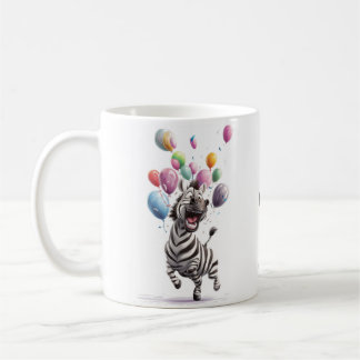 Lets Party, Zebra Coffee Mug