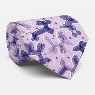 Let's paw-ty! // party shape bendable balloon dog neck tie