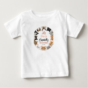 Let's Pawty Cat 5th Birthday Custom Birthday Kid Baby T-Shirt