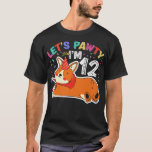 Lets Pawty Im 1212th Birthday Corgi Dog1035 T-Shirt<br><div class="desc">Lets Pawty Im 1212th Birthday Corgi Dog1035 .</div>