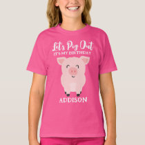 Let's Pig Out Farm Animal Birthday Party Shirt
