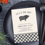 Let's Pig Out | Summer BBQ Engagement Party Invitation
