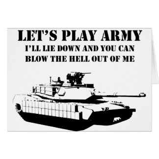 Let's Play Army Cards