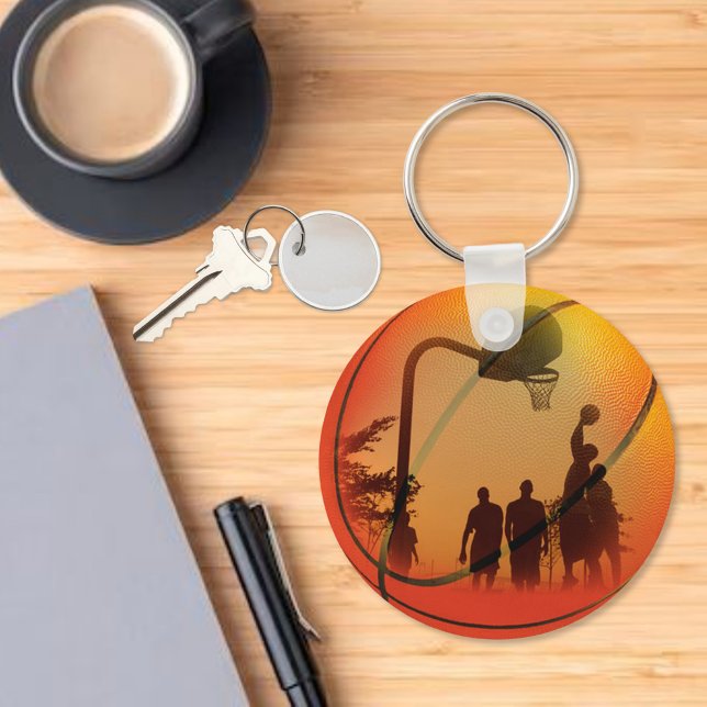 Lets Play Basketball Keychain (Creator Uploaded)