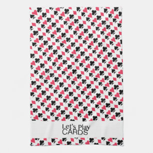 Let's Play Cards Kitchen Towel