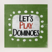 Let's Play Dominoes Jigsaw Puzzle