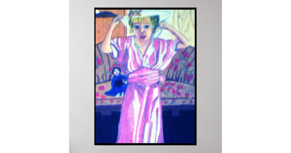 LETS PLAY DRESS UP poster Zazzle