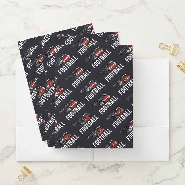 Lets Play Football Pocket Folder (In Situ)