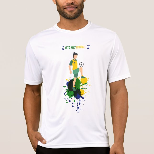 Let's Play Football T-Shirt (Front)