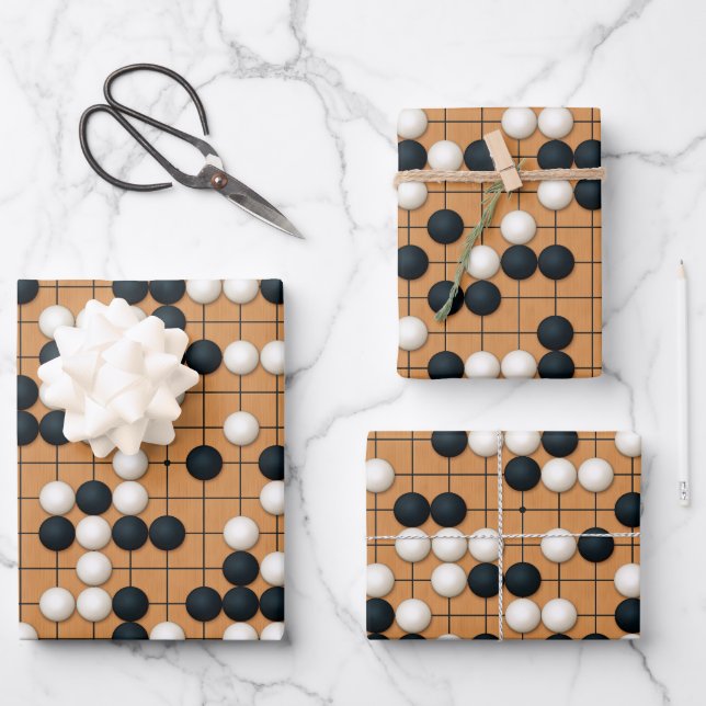 Let's Play Go Wrapping Paper Sheets (Front)