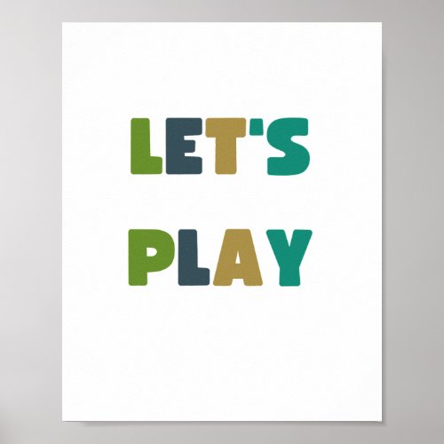 lets play kids Poster  Prints