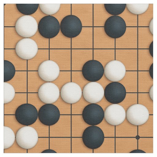 Let's Play More Go (small scale) Fabric