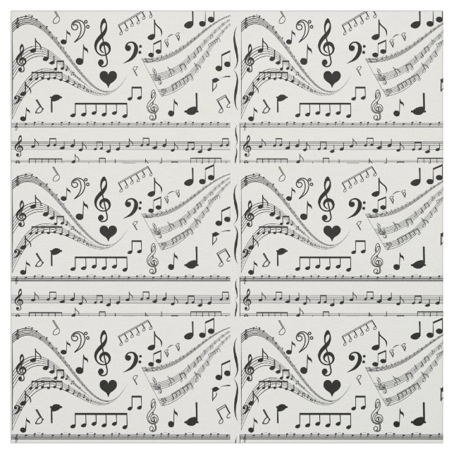Lets Play,Music Lives_ Fabric (Swatch)