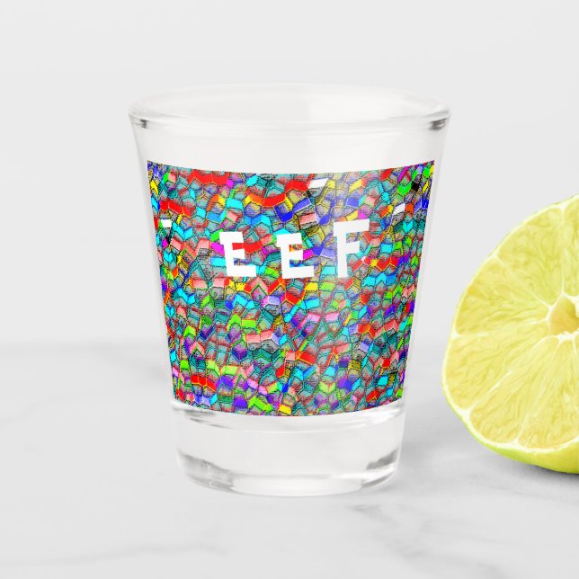 Let's Play Shot Glass (Front)