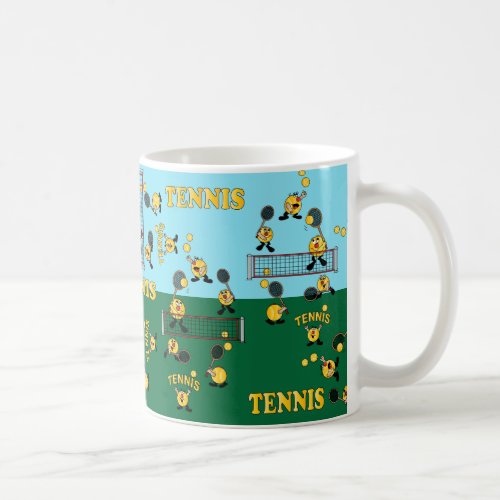 Lets Play Tennis Coffee Mug