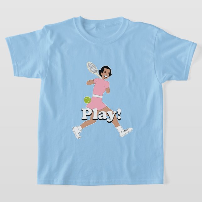 Let's Play Tennis T-Shirt  (Laydown)