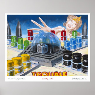 Let's Play Trouble Poster