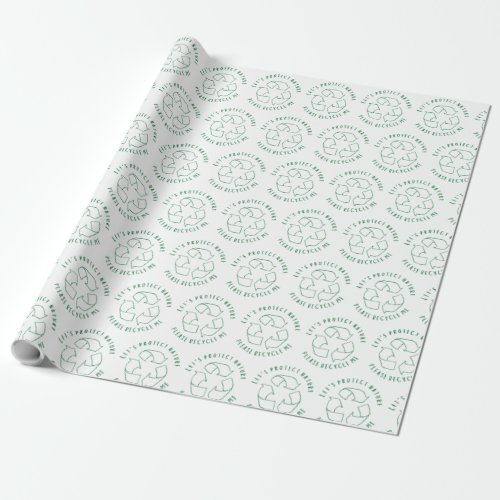 Lets Protect Nature Wrapping Paper