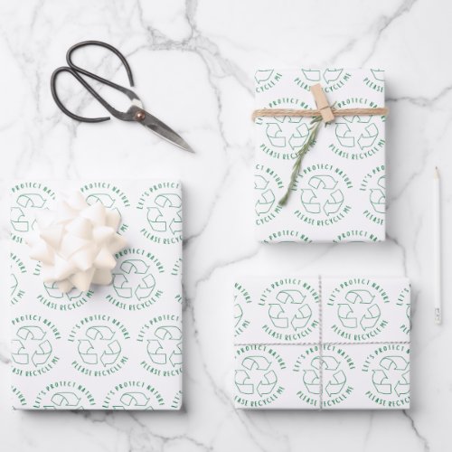 Lets Protect Nature Wrapping Paper Sheets