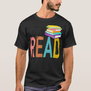 Lets Read Graphic Book Lover T-Shirt
