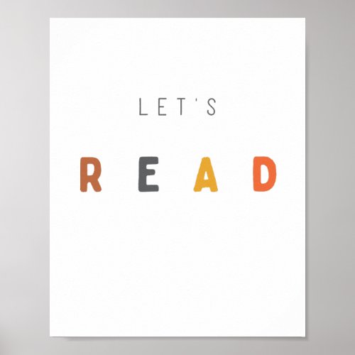 lets read Poster  Prints