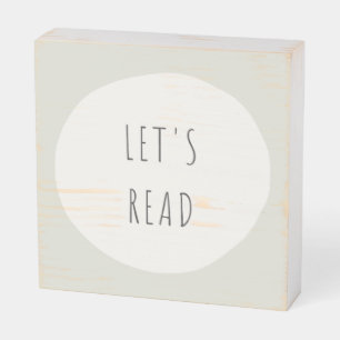 let's read Wood Box Sign