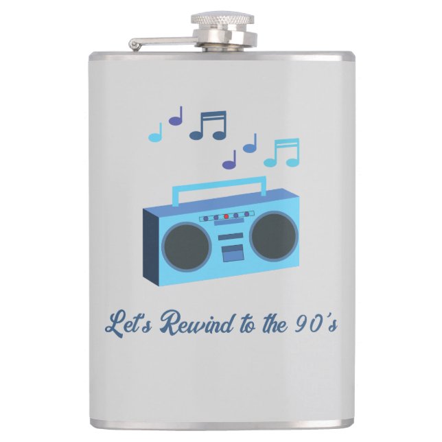 Let's rewind to the 90's flask (Front)