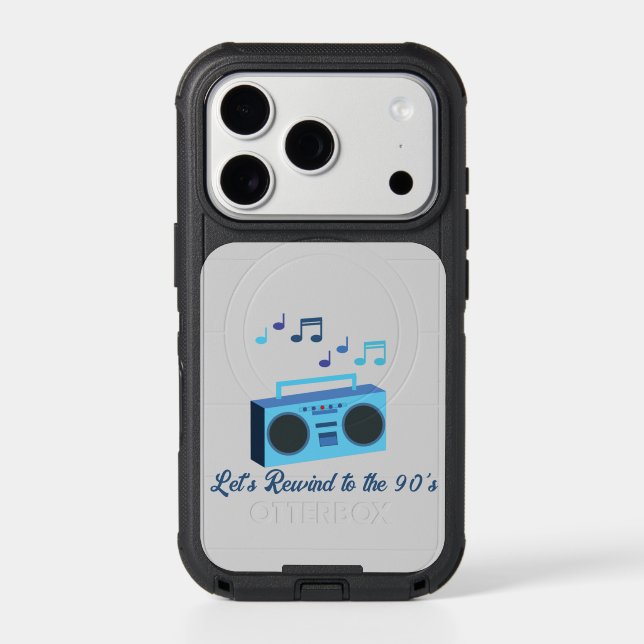 Let's rewind to the 90's otterbox iPhone case (Back)