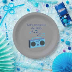 Let's rewind to the 90's paper plates