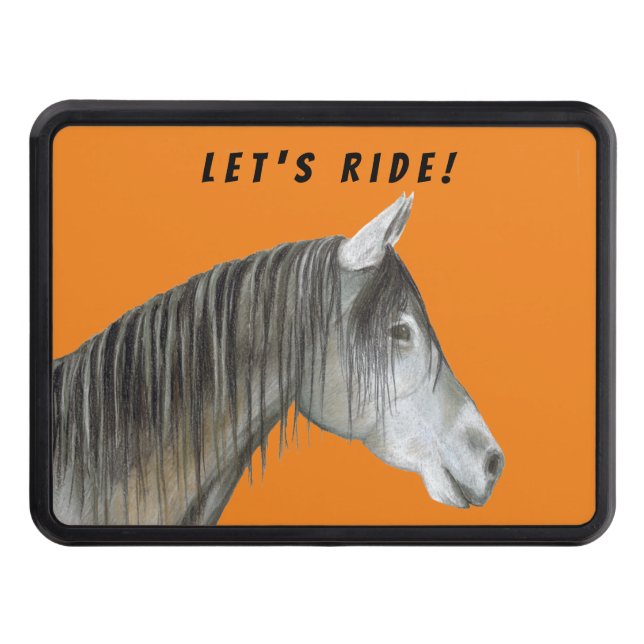 Let's Ride! Horse Hitch Cover (Front)