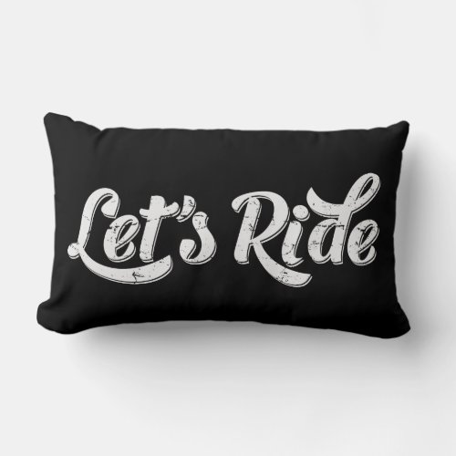 Lets Ride Lumbar Pillow