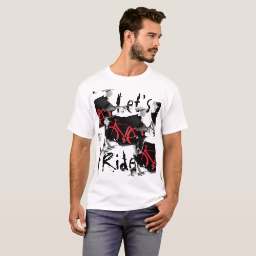 Lets Ride Ripped T_Shirt